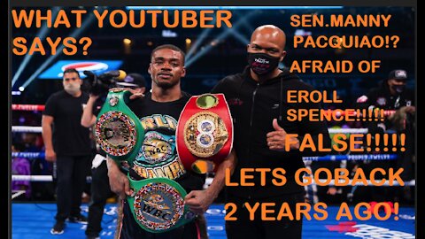 WOW! WHAT?! Manny Pacquiao SCARED OF Errol Spence PROOF!?