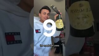 This Magic Trick EXPLAINED 😱 (wine bottle) #shorts