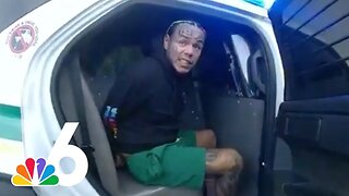 Bodycam video shows rapper Tekashi 6ix9ine being arrested in Florida