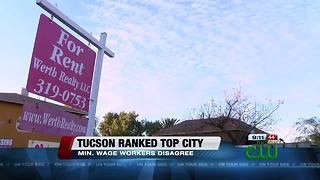 Tucson ranked top city for living comfortably on minimum wage