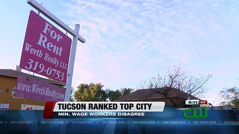Tucson ranked top city for living comfortably on minimum wage