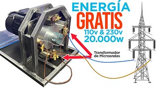 Generador de Energía Perpetua con Transformadores de Microondas 110v & 230v _ Nuevo Método 2023