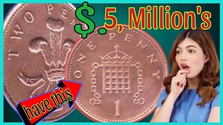 🔴UK One penny 2000 Most valuable Uk two New pence Elizabeth Coin velue information and history