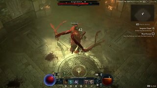 Diablo IV Sanguine Chapel Dungeon + Blood Bishop Boss Battle Blood Sermon 4k