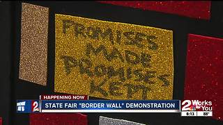 "Border Wall" on display at Tulsa State Fair