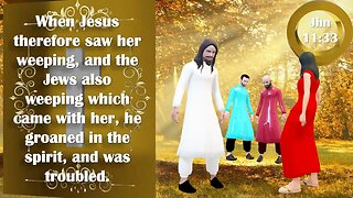 The Gospel Of John Chapter 11 (PART 4: Verses 31-40) Animated & Narrated Bible Study Quiz