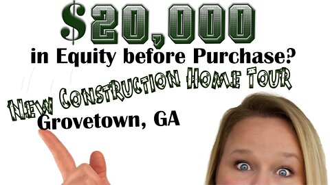 New Construction Home Tour I Grovetown, GA I Augusta, GA I Real Estate