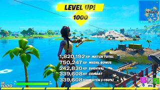 The FASTEST Method to MAX LEVEL 1000 in Fortnite! (SEASON 3 XP GUIDE)