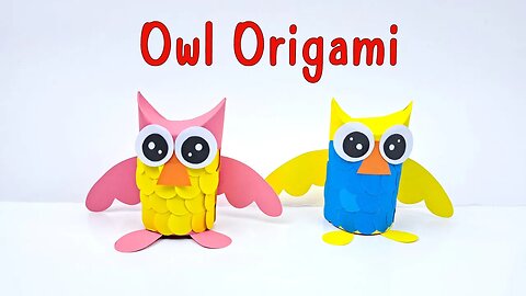 How to Make a Paper Owl/DIY Owl Crafts/Easy Paper Crafts