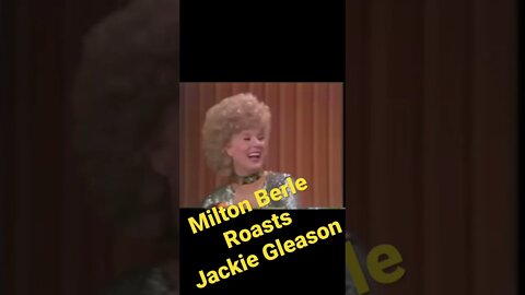 Milton Berle makes Jackie Gleason laugh so hard he chokes!!!