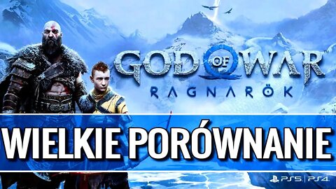 [4K] God of War Ragnarok Porównanie wersji PS4 z PS5 Jak wygląda grafika w GoW Ragnarok