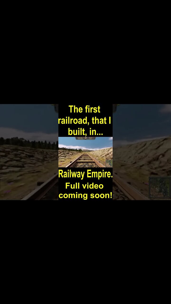 The first railroad, that I built, in Railway Empire