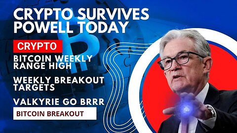 Valkyrie ETF $BRRR! Was Blackrock's timing PERFECT? Fed Chair Powell says CRYPTO has staying power?