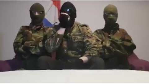 Tri maskirane osobe pozvale Hrvate na otpor