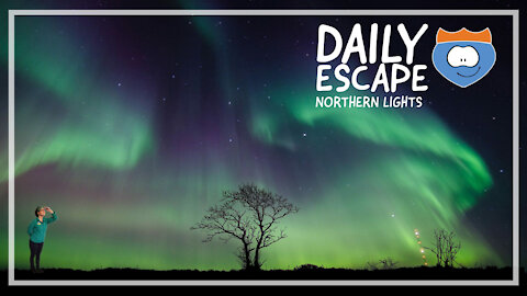 Daily Escape: northern lights Alaska, by Oddball Escapes