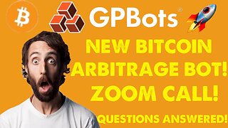 GPBots | Zoom Call | BTC Arbritrage! Make up to 1% Daily! #gpbots #ai #defi #bitcoin #crypto #ama