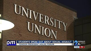Students speak out about sexual assault at Towson