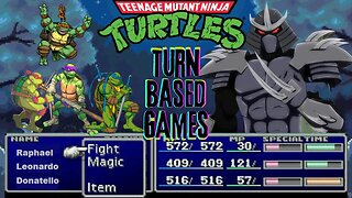 Ninja Turtles 🐢 Turn Based RPG Games 😮