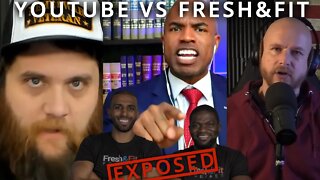 YouTube VS @FreshandFit :frauds take down other channels like their fake alpha idol @Donovan Sharpe