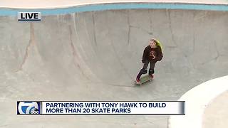 Tony Hawk, Ralph Wilson Foundation team up for new skate parks in Michigan