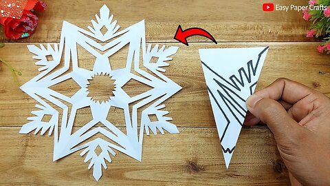 Paper Snowflakes For Christmas ❄️ How to Make Snowflake Out of Paper 🎄 Easy Paper Crafts