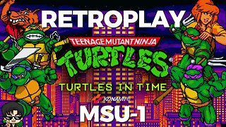 TeenAge Mutant Ninja Turtles In Time Snes Msu-1 Audio Cd 60 FPS - Retroplay - Gravado ao Vivo