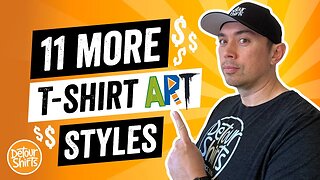 11 More T-Shirt Art Styles to Inspire You & Help You Find Your Own Art Style for Print on Demand