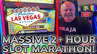 MASSIVE HIGH LIMIT SLOT MARATHON IN LAS VEGAS!!