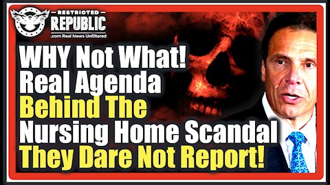 Why Not What?? The Real Agenda Behind The Nursing Home Scandals They Dare Not Report…!