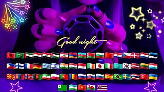 ASMR whispering 😴Good Night😴 in 50 different languages in the world 😍🌏❤🥰