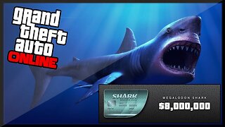 GTA 5 Online - New! "MEGALODON" Shark Card - 8 MILLION Dollars! (GTA 5 Online)