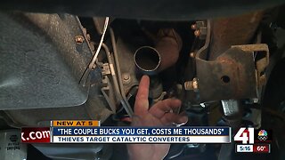 Local auto shop sees spike in catalytic converter replacements