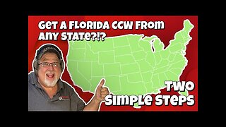 Florida’s Non Resident Concealed Carry Permit, Carry in 30 States.