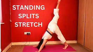 How to do the standing splits stretches for beginners. Follow along.