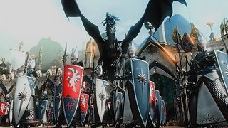 High Elves Vs Chaos Warriors | Battle of Ulthuan Cinematic Battle | Total War Warhammer 3