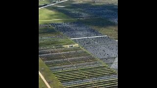 Hail storm in "Damon" TX destroys solar panels--what a disaster. God sends a messag.