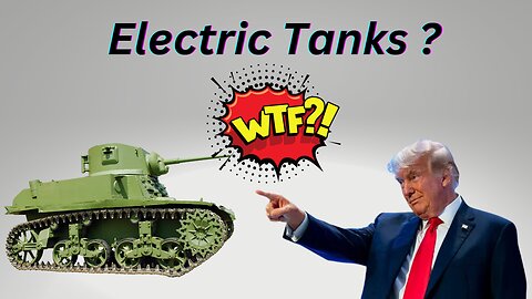 Electric Tanks ? #trump #trumptrain #maga