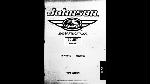 Johnson Evinrude outboard motors, 4 stoke, & jet schematic and break downs - 2000 Card-06