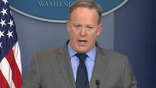 Sean Spicer Speaks About MOAB Dropped In Afghanistan