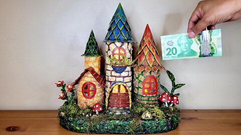 DIY Fairy Castle Using Pringles Containers / Money Bank