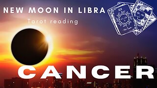 CANCER ♋️- "Your path is lit up" NEW MOON 🌑 IN LIBRA SOLAR ECLIPSE TAROT READING #tarotary #cancer