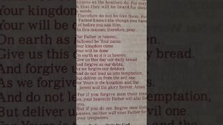 The Lord's Prayer