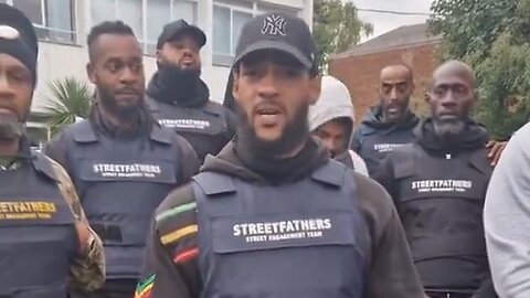 African migrants roam UK streets in bulletproof vests and military fatigues