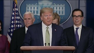 Full news conference: Trump administration discussing sending cash to Americans as part of stimulus package