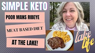 Poor Man's Ribeye / What I Eat In A Day Vlog / Pizza / At The Lake / @carnivorecrisps