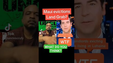 Maui evictions Land Grab? #Maui #yourgovernmenthatesyou #oprahwinfrey #therock #nwo