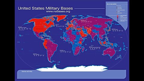 American military bases around the world?! Media pushing for war like propagandists.