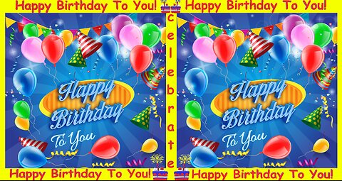 Happy Birthday 3D - Happy Birthday - Happy Birthday To You - Happy Birthday Song