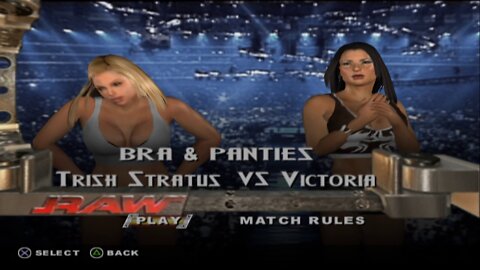 WWE SmackDown vs. Raw Trish Stratus vs Victoria