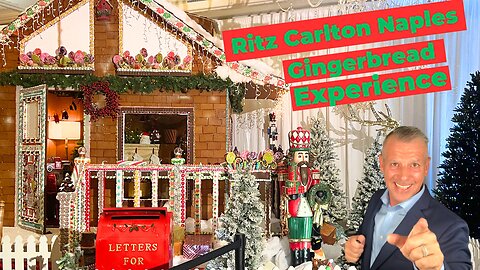 Ritz Carlton Naples | Ritz Carlton Gingerbread house | Naples Florida Christmas Events